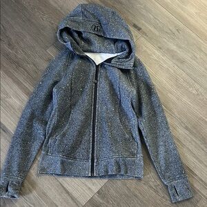 Lululemon Women’s Gray Zip Up Hooded Jacket